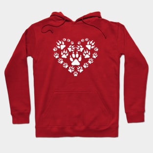 Dog Paw Print Hoodie